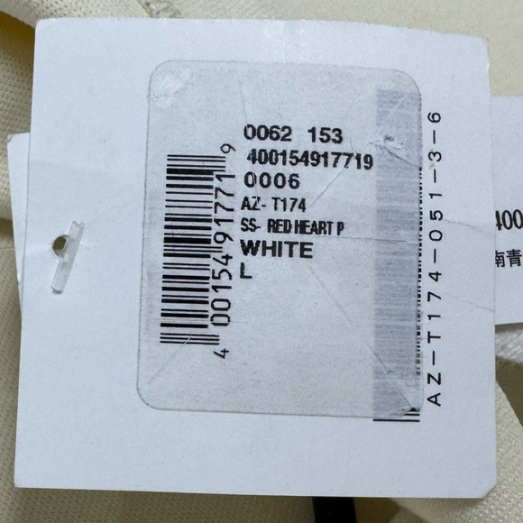 Comme Des Garcons Play Heart-Patch Hoodie Off White Men’s Large - Picture 3 of 6